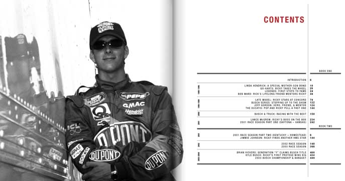 Ricky Hendrick - Table of Contents